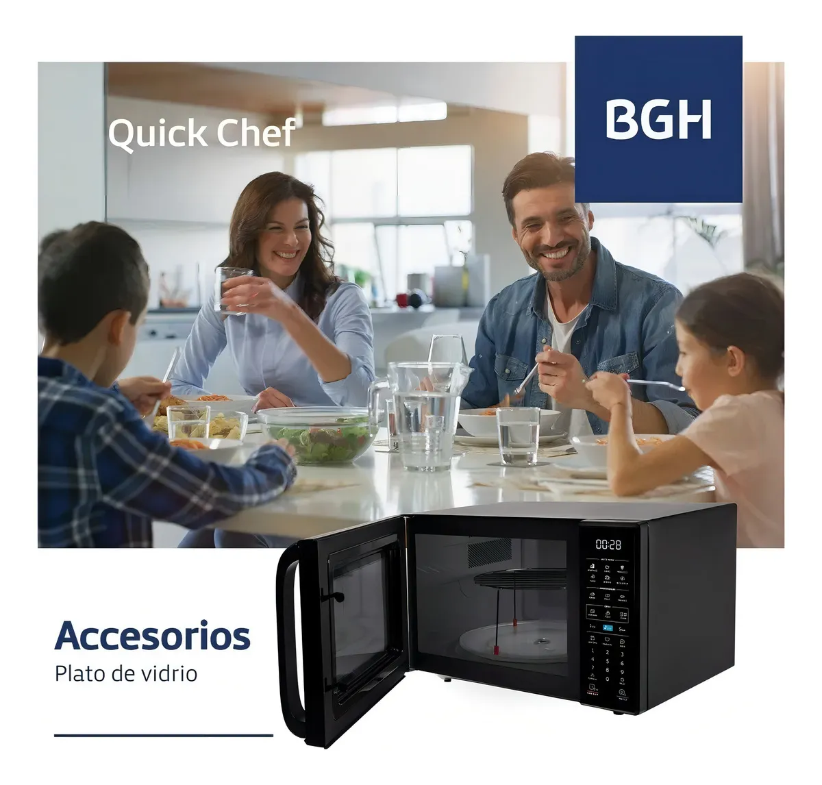 Microondas BGH Digital Negro - 20 Litros - Image 3