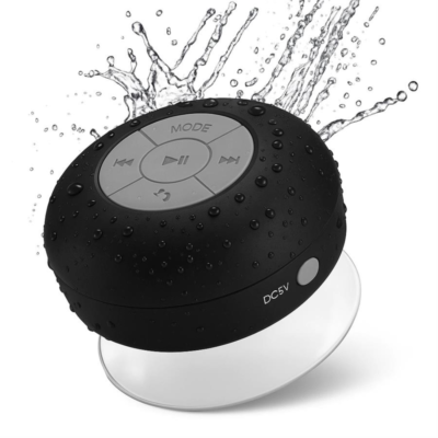 Parlante Para Ducha Inalámbrico Negro - WWUNI-T06