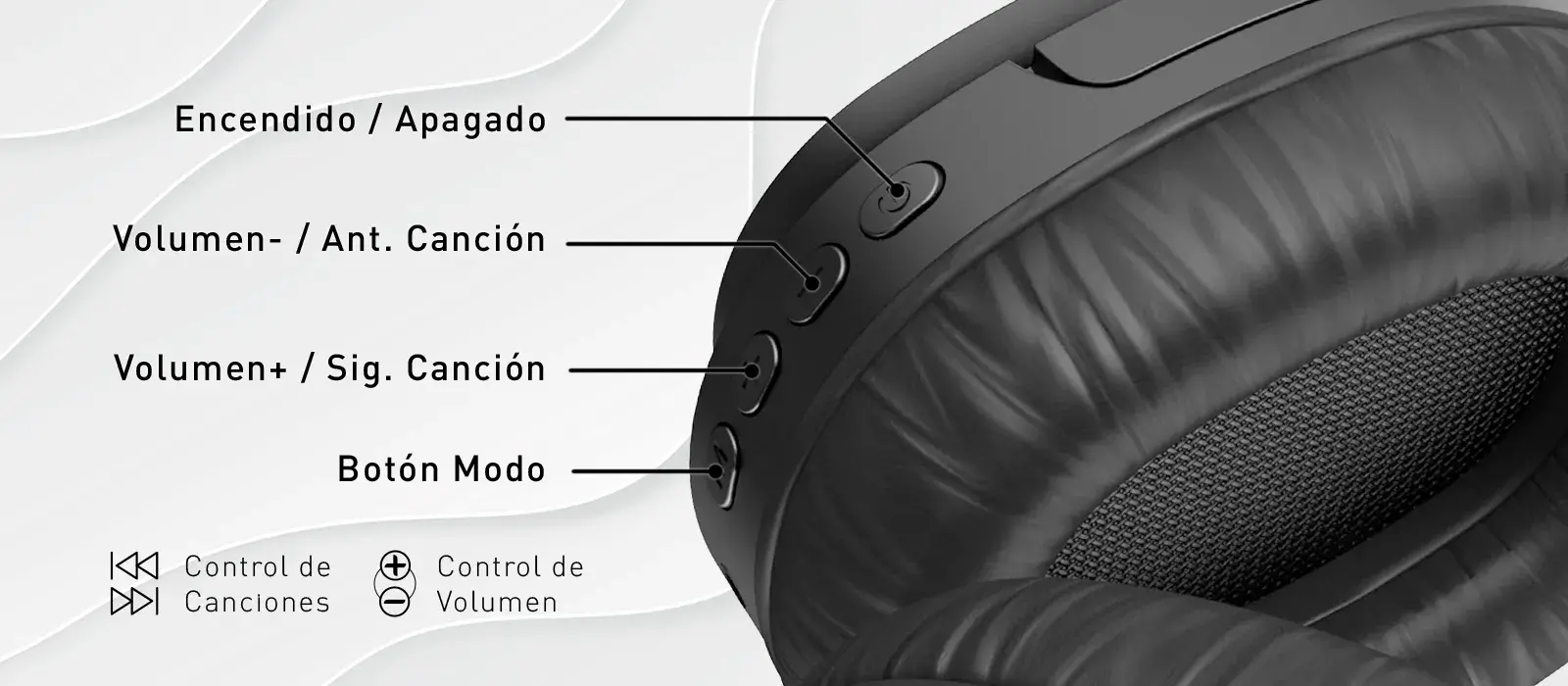 Auricular Premium AIWA Bateria Larga Duracion Bluetooth Manos Libres - Image 3