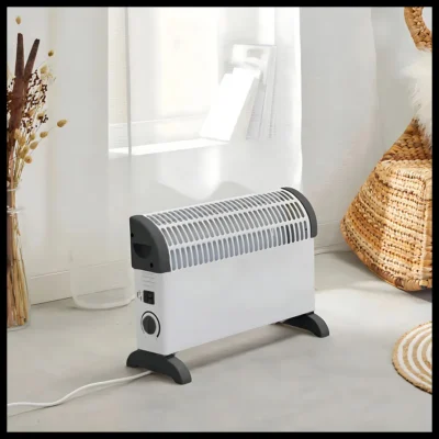 Calefactor Convector Estufa Turbo Panel Bajo Consumo 2000w