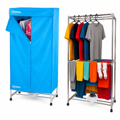 Secador De Ropa A Calor Tender Vertical 2en1 Portátil Vitta